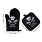 Oven Mitts ! Oven Mitts and Pot Holders Sets, Heat Resistants Oven Mitts Soft Cotton Lining and Non-Slip Surface Safes for Baking, Cooking, Bbq, Include 1*Glove, 1*Insulation Pad A