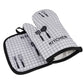 Oven Mitts ! Oven Mitts and Pot Holders Sets, Heat Resistants Oven Mitts Soft Cotton Lining and Non-Slip Surface Safes for Baking, Cooking, Bbq, Include 1*Glove, 1*Insulation Pad B