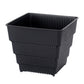 Planter Resin Black For Family 1Pc 4.7X4.4In 12X11.1CM Black