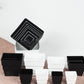 Planter Resin Black For Family 1Pc 4.7X4.4In 12X11.1CM Black