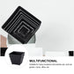 Planter Resin Black For Family 1Pc 4.7X4.4In 12X11.1CM Black