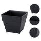 Planter Resin Black For Family 1Pc 4.7X4.4In 12X11.1CM Black