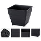 Planter Resin Black For Family 1Pc 4.7X4.4In 12X11.1CM Black
