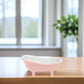 Bathtub Shaped Flower Pot Pink Ceramic 1Set 6.3x3.5x2.8in