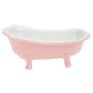 Bathtub Shaped Flower Pot Pink Ceramic 1Set 6.3x3.5x2.8in