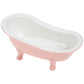 Bathtub Shaped Flower Pot Pink Ceramic 1Set 6.3x3.5x2.8in
