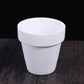 Worgeous 5Pcs 10x10CM Small White Terracotta Pot Clay Ceramic Pottery Planter Cactus Flower Pots Succulent Nursery Pots with Hole