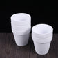 Worgeous 5Pcs 10x10CM Small White Terracotta Pot Clay Ceramic Pottery Planter Cactus Flower Pots Succulent Nursery Pots with Hole