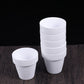 Worgeous 5Pcs 10x10CM Small White Terracotta Pot Clay Ceramic Pottery Planter Cactus Flower Pots Succulent Nursery Pots with Hole