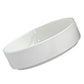 Worgeous Hydroponic Ceramic Tray Indoor Garden Pot Saucers Plant for Pots White