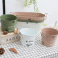 1Pack Galvanized Bucket Planter in Pink for Outdoor and Indoor Decor 13X4.1In
