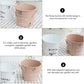 1Pack Galvanized Bucket Planter in Pink for Outdoor and Indoor Decor 13X4.1In