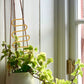 2Pcs Curved Shape Iron Garden Trellis for Indoor Potted Plants Home Decorative Support 13.4x4.1in