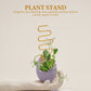 2Pcs Curved Shape Iron Garden Trellis for Indoor Potted Plants Home Decorative Support 13.4x4.1in