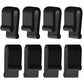 8 Pieces Dutch Oven Lid Protector Clips, Cookware Lid Lifter Clips and Pot Bumpers for Cast Iron Pots Pans and Kitchen Cookware, Replacement Hardware
