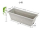 14 Inch Black Plastic Rectangular Window Planter Box, Window Vegetable Planter Box with Trays, Vuyungers Rectangular Flower Pots for Windowsill, Garden, Balcony, Patio Black