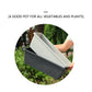 14 Inch Black Plastic Rectangular Window Planter Box, Window Vegetable Planter Box with Trays, Vuyungers Rectangular Flower Pots for Windowsill, Garden, Balcony, Patio Black