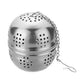 Spice Ball for Cooking, Tea Infuser, Stainless Steel Tea Ball Strainer Spice Infuser, Soup Seasonings Separation Basket, Silver, 4 x 4 cm