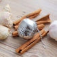 Spice Ball for Cooking, Tea Infuser, Stainless Steel Tea Ball Strainer Spice Infuser, Soup Seasonings Separation Basket, Silver, 4.3 x 5 cm