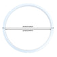 Silicone Sealing Rings for Pressure Cooker, Premium Pressure Pot Sealing Ring, 6 Quart Pressure Cookers, Replacement Silicone Gasket Seal Rings, 1 Pcs, 9.45 Inches 9.45" White