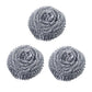 3 Pack Stainless Steel Scrubbers, Heavy Duty Scouring Pads for Pots Pans Cooktops Ovens and Kitchen Cleaning
