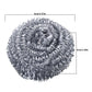 4 Pack Stainless Steel Scrubbers, Heavy Duty Scouring Pads for Pots Pans Cooktops Ovens and Kitchen Cleaning