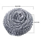 4 Pack Stainless Steel Scrubbers, Heavy Duty Scouring Pads for Pots Pans Cooktops Ovens and Kitchen Cleaning