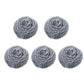 5 Pack Stainless Steel Scrubbers, Heavy Duty Scouring Pads for Pots Pans Cooktops Ovens and Kitchen Cleaning