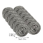 12 Pack Stainless Steel Scourers,Steel Scourers,Metal Wire Sponge Scouring Pads,Steel Wool Scrubber Pad Used For Dishes, Pots, Pans, And Ovens. Easy Scouring For Tough Kitchen Cleaning 12PCS