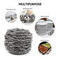 12 Pack Stainless Steel Scourers,Steel Scourers,Metal Wire Sponge Scouring Pads,Steel Wool Scrubber Pad Used For Dishes, Pots, Pans, And Ovens. Easy Scouring For Tough Kitchen Cleaning 12PCS