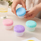 36 Pieces 60 mL Reusable Plastic Food Containers with Screw Lids, Leak Resistant Portion Pots for Dressings, Snacks and Dips