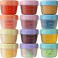 36 Pieces 60 mL Reusable Plastic Food Containers with Screw Lids, Leak Resistant Portion Pots for Dressings, Snacks and Dips