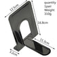 Metal Book Ends for Shelves, Heavy Duty Bookends for Office Home Kitchen Decorative, Nonskid Book Ends to Hold Heavy Books, 1 Pairs/2 Pcs, 5.71x4.92x6.61 5.71" x 4.92" x 6.61" white/1 Pair