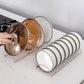 1 Pcs Lid Organizer,Pot Lid Organizer,Metal Pot Lid Holder,8-Tier Pot Lid Rack for Bakeware Dish Plate,Cutting Boards,Pots & Pans,Serving Trays,Containers in Cabinet Pantry,(A,11.61x4.72x0.9 in) A