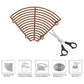 2 Pack Plant Protection Grids, Anti-Dig Pot Covers to Keep Cats from Soil and Protect Indoor Plants, Brown