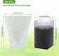 Non-Woven Seedling Grow Bags, Breathable Plant Nursery Pots for Vegetables, Flowers and Cuttings, White, 14 x 16 cm