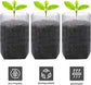 Non-Woven Seedling Grow Bags, Breathable Plant Nursery Pots for Vegetables, Flowers and Cuttings, White, 14 x 16 cm