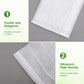 Non-Woven Seedling Grow Bags, Breathable Plant Nursery Pots for Vegetables, Flowers and Cuttings, White, 14 x 16 cm