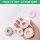 5 Pcs Mini Sea Urchin Shell Air Plant Holders,Decorative Hanging Air Plant Pot, Tillandsia Succulent Display Container for Home Gardening Gifts Beach Theme Party Decors, No Plants