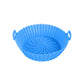 Air Fryer Silicone Liners, Air Fryer Silicone Baking Tray, Mini Air Fryer Tray, Round Small Air Fryer Liners, Silicone Reusable Airfryer Liners Accessories, Fryer Pot Baking Pan Pink