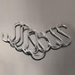 Stainless Steel S Hooks,Heavy Duty Hanging Hooks for Kitchen, Closet & Garage - Multi-Purpose Utility Hooks for Pots, Pans, Clothes, Towels & Organizers,Rust-Resistant,Space Saving Hangers Silver
