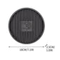 10 Inch Plant Saucer Tray,Decorative Flower Pot Drip Tray, Non-Slip Water Catch Basin for Indoor/Outdoor Potted Plants - Leak Proof Plant Mat for Furniture Protection Gray