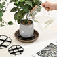 Plant Saucer Drainage Rack Stand,21Pcs 3 Size Flower Pot Level Feet Elevator Support Holder,Plant Stands for Flower Pot Prevention Drainage,Reusable Mesh Pad,Raises Protector Plant Trivet
