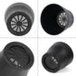 Pots for Plants, 8 Pack 4 inch Plastic Planters with Multiple Drainage Holes and Trays - Plant Pots for All Home Garden Flowers Succulents (White) 4inch-Black