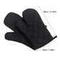 2 Pieces Oven Mitts and Grill Gloves, Non-Slip Cooking Gloves for Baking, Grilling and Everyday Kitchen Use, Red