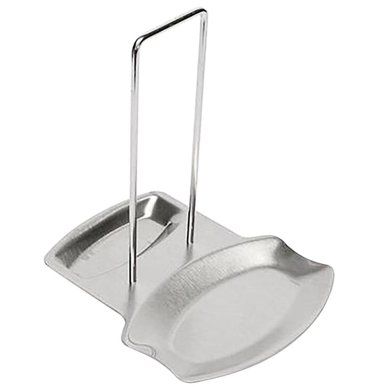 Lid and Spoon Rest Shelf, Pot Lid Organizer, 304 Stainless Steel Pan Pot Cover Lid Rack Stand Organizer, Pan Lid Organizer Storage Soup Spoon Rests Utensils Kitchen Tool