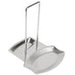 Lid and Spoon Rest Shelf, Pot Lid Organizer, 304 Stainless Steel Pan Pot Cover Lid Rack Stand Organizer, Pan Lid Organizer Storage Soup Spoon Rests Utensils Kitchen Tool