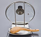 Lid and Spoon Rest Shelf, Pot Lid Organizer, 304 Stainless Steel Pan Pot Cover Lid Rack Stand Organizer, Pan Lid Organizer Storage Soup Spoon Rests Utensils Kitchen Tool