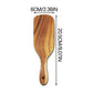 Large Wooden Spoon, Wooden Spoon for Cooking, Large Wood Scoop Utensil, Kitchen Serving Scoop for Pot, Long Handle Spoon, Heavy Food Service Spoon, Mixing Spoon, Smooth Finish & Comfortable Grip As Show A