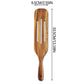 Large Wooden Spoon, Wooden Spoon for Cooking, Large Wood Scoop Utensil, Kitchen Serving Scoop for Pot, Long Handle Spoon, Heavy Food Service Spoon, Mixing Spoon, Smooth Finish & Comfortable Grip As Show D